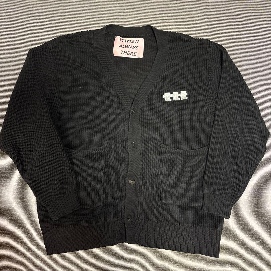TTTMSW 23AW カーディガン　ブラック　Mサイズ