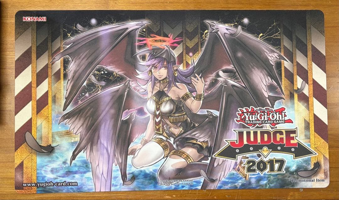 【今月限定出品】遊戯王　堕天使 イシュタム　プレイマット　judge 2017