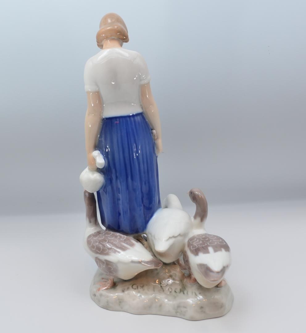 少女とガチョウ　＃2254　★B＆G（ロイヤルコペンハーゲン）　デンマーク　絶版