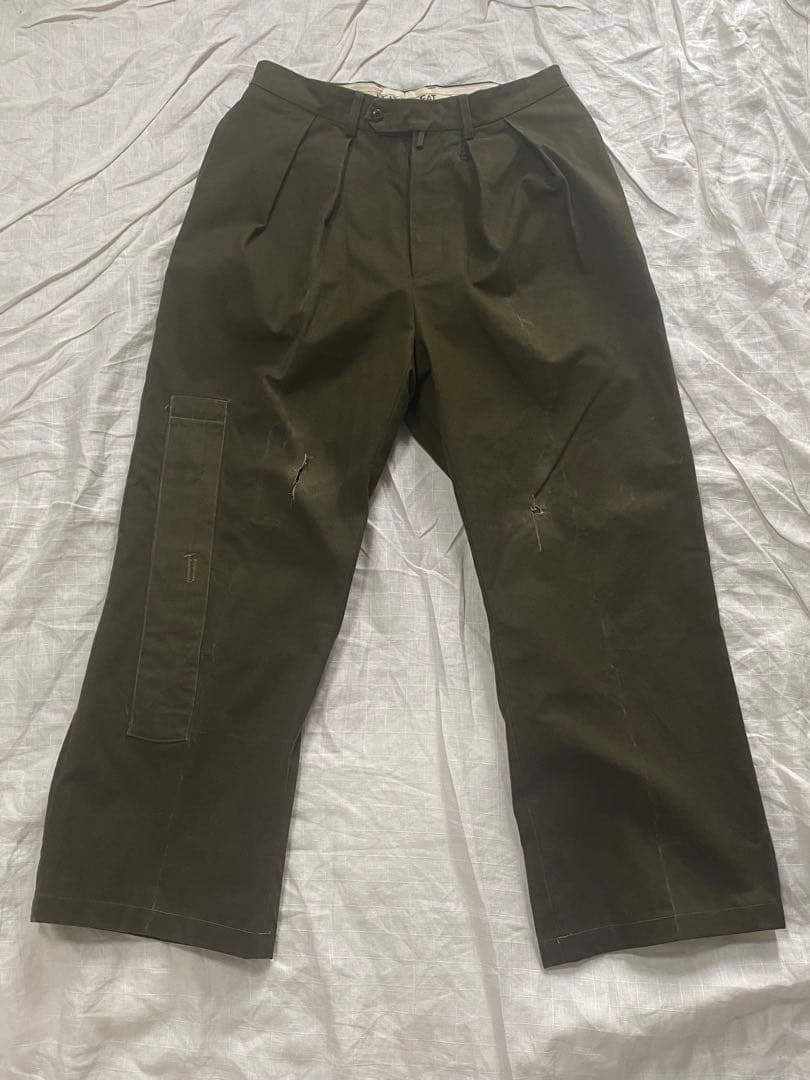 NEAT 1955 TENT CLOTH リメイク　スラックス　テントクロス