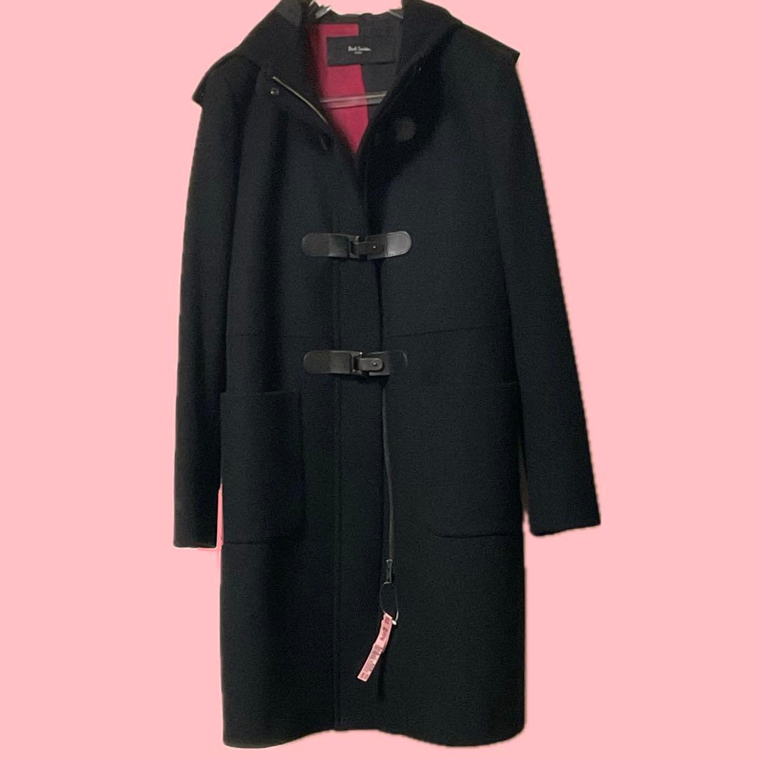 Paul Smith BLACKウール100% 牛革留め サイズ42