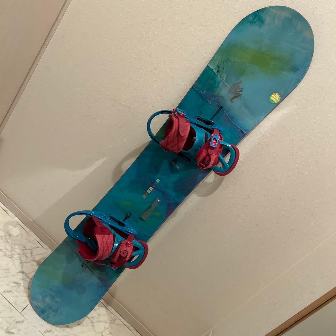 板 BURTON FEATHER 144 、ビン SCRIBE Mサイズ