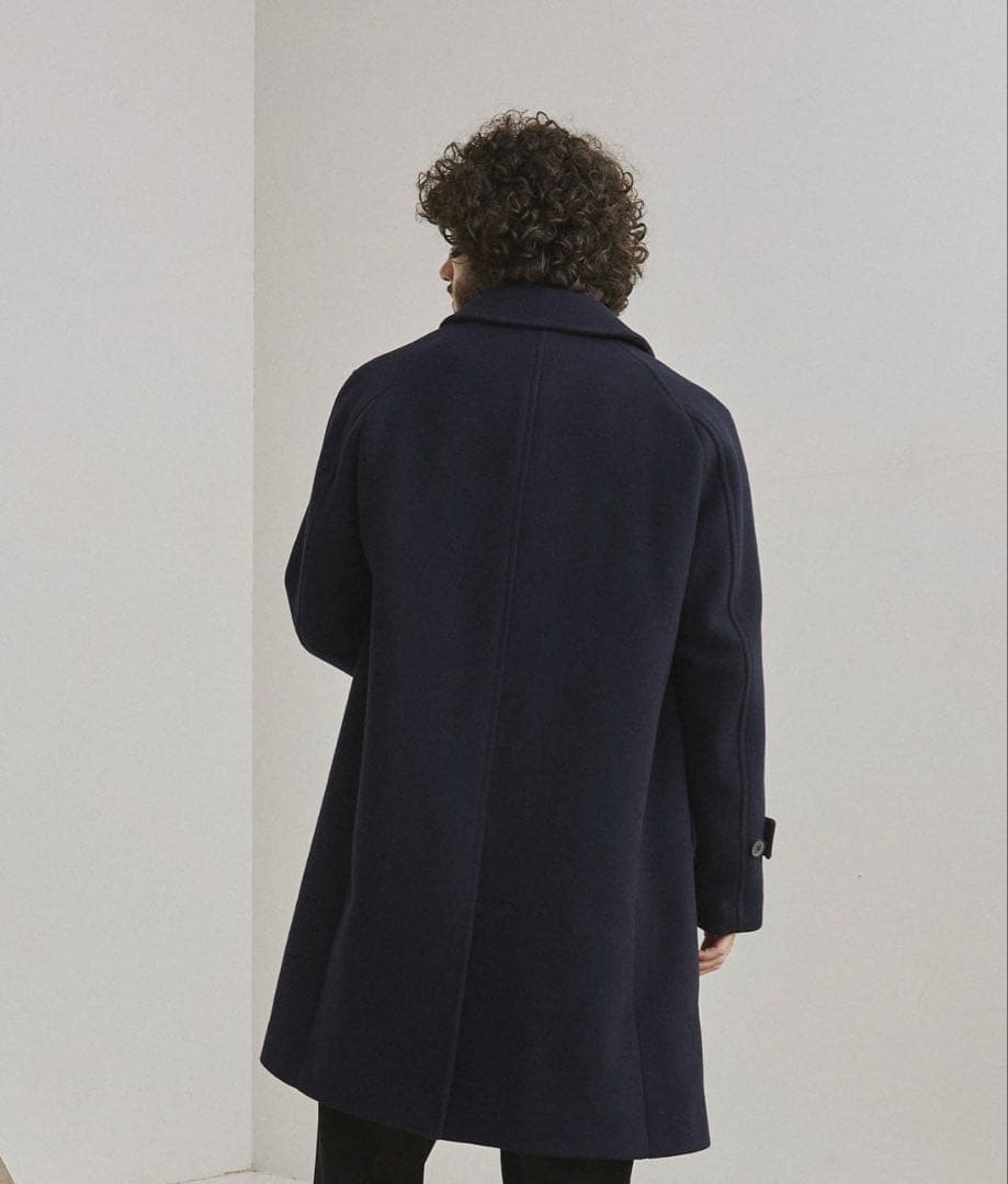 【ほぼ未使用】　スーパー140＇s ステンカラーコート