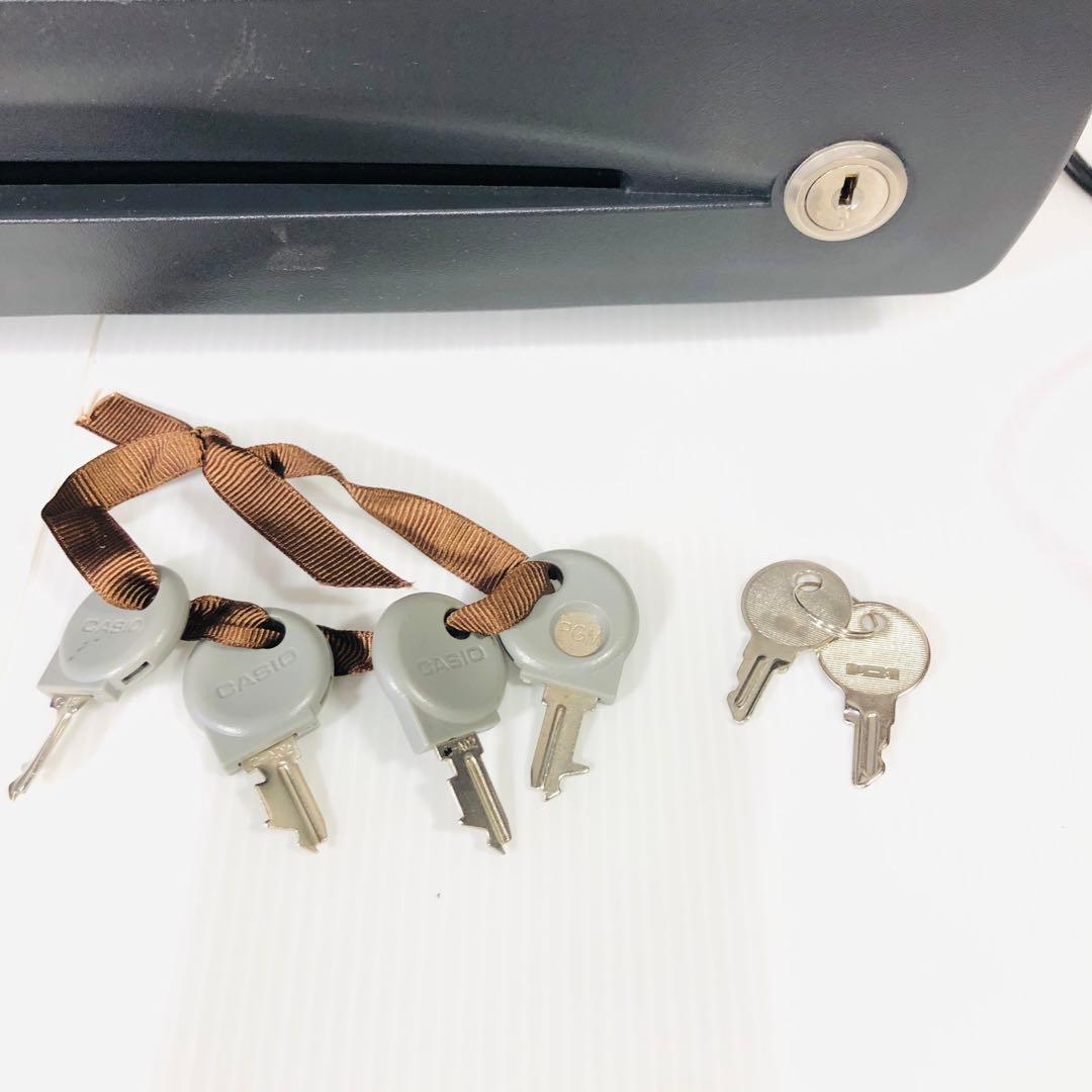 ☆外観美品訳アリ品☆CASIO　電子レジスター　TE-300　電子店名スタンプ付