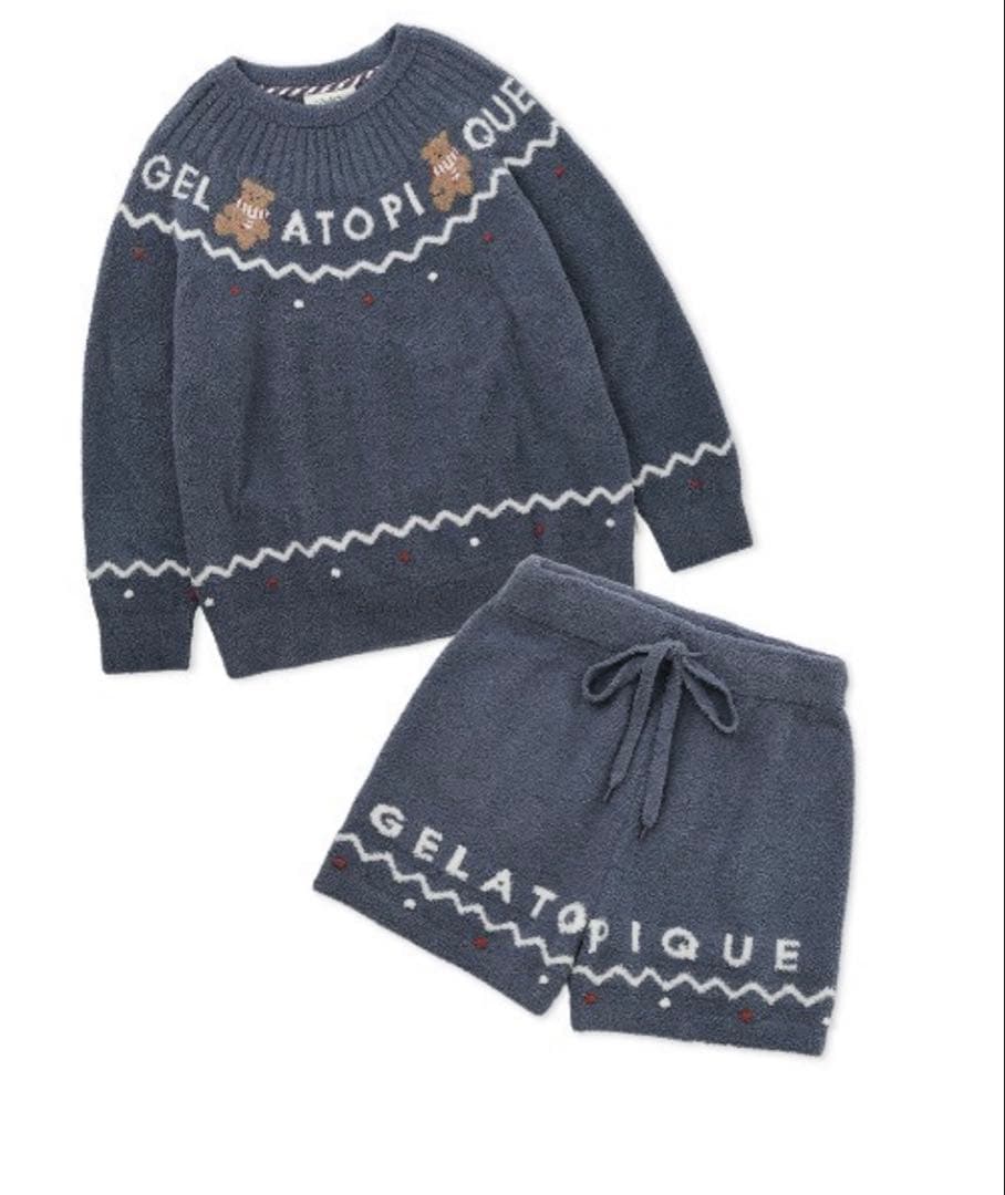 【新品未使用】gelato pique/ジェラートピケ/テディベア/ルームウェア