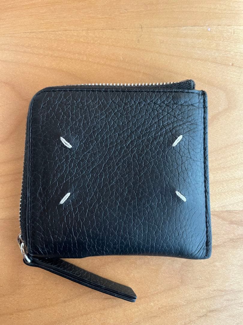 Maison Margiela 財布 ブラック　L字ファスナー