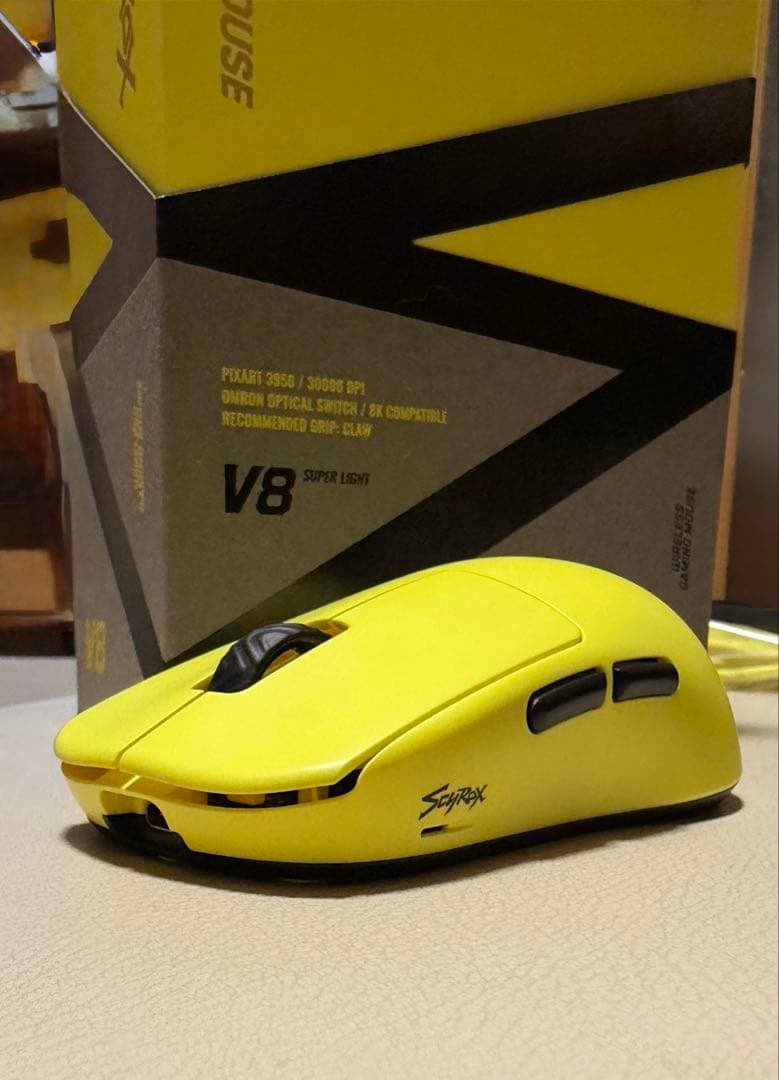 マウス・トラックボール Scyrox v8 yellow