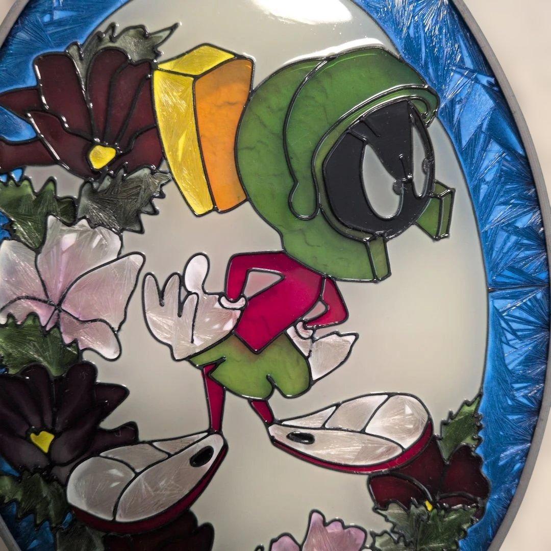 マービン・ザ・マーチャント ステンドグラス　壁掛け サンキャッチャー　希少