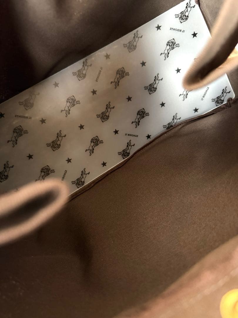 【新品】IL BISONTEイルビゾンテ サイドリボン キャンバス トートバッグ