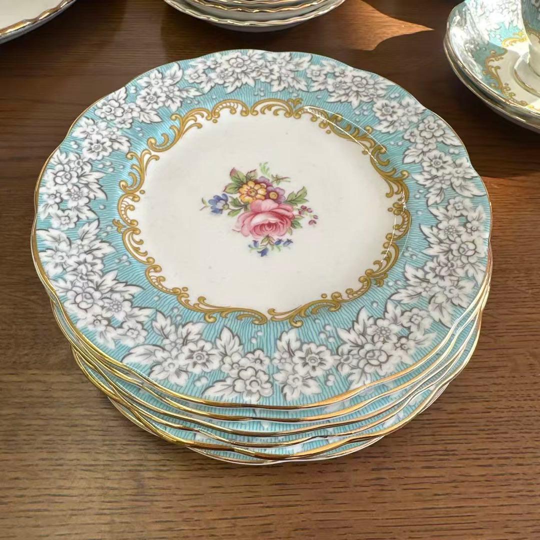 英国製　ロイヤルアルバートエンチャントメント　デザートプレート　6枚