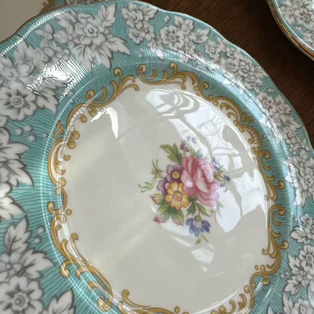 英国製　ロイヤルアルバートエンチャントメント　デザートプレート　6枚