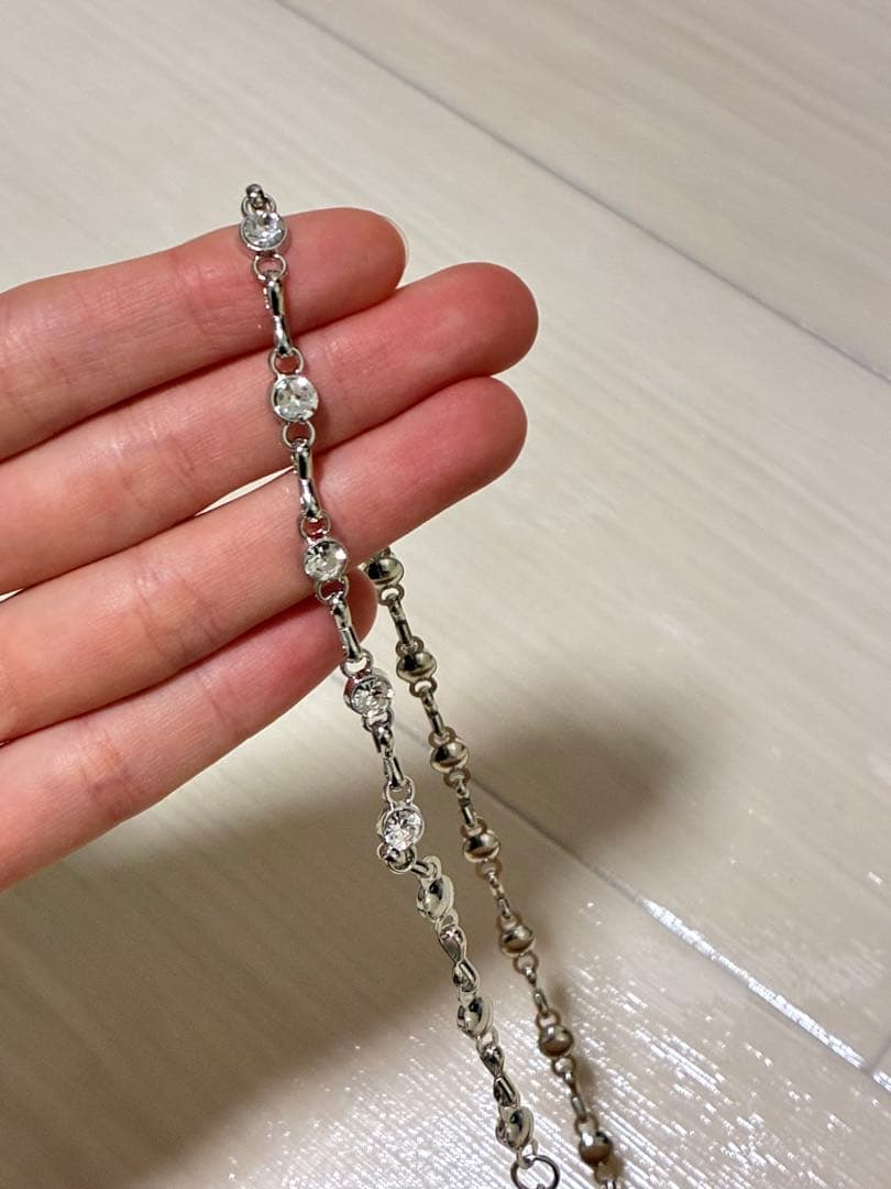 《大人気》elmyu ファーポンチョカーデ×チェーンワンピset パーティー白