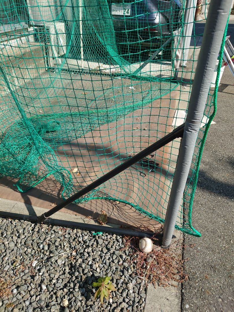 軟球用バッティングネット 幅2.8M×高さ3.3M×奥行2.4M