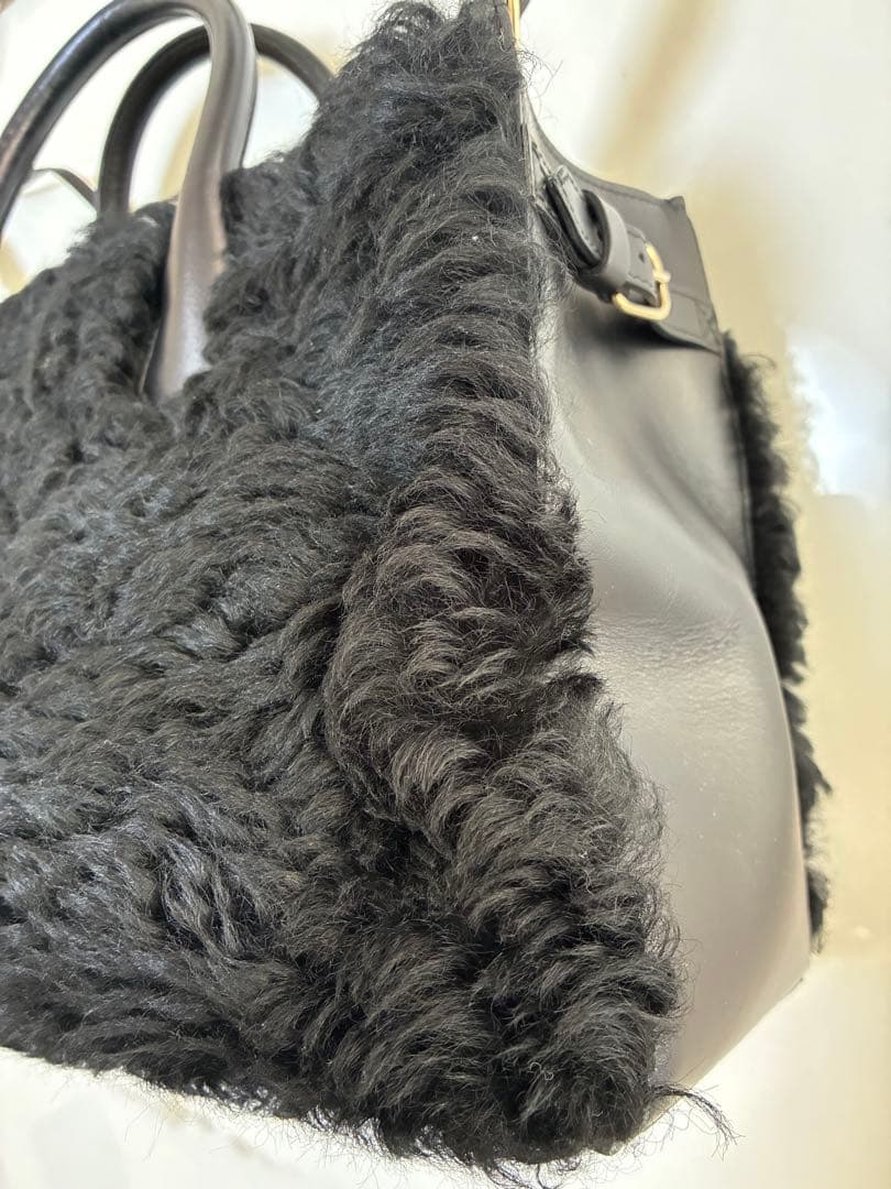 BALENCIAGA バレンシアガ　パドロック　ヌード　2WAY レザーバッグ