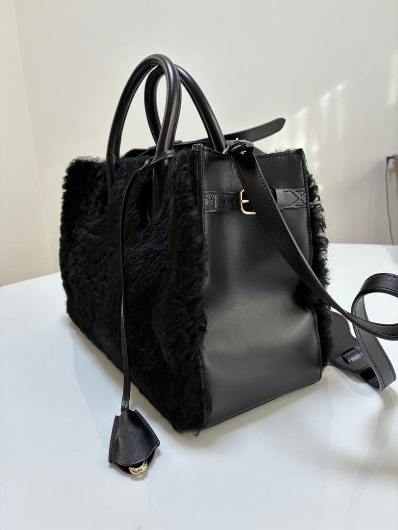 BALENCIAGA バレンシアガ　パドロック　ヌード　2WAY レザーバッグ