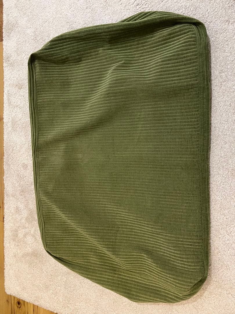 IKEA イェッテボ 1.5人掛け用カバー×2 サムサーラダークイエローグリーン