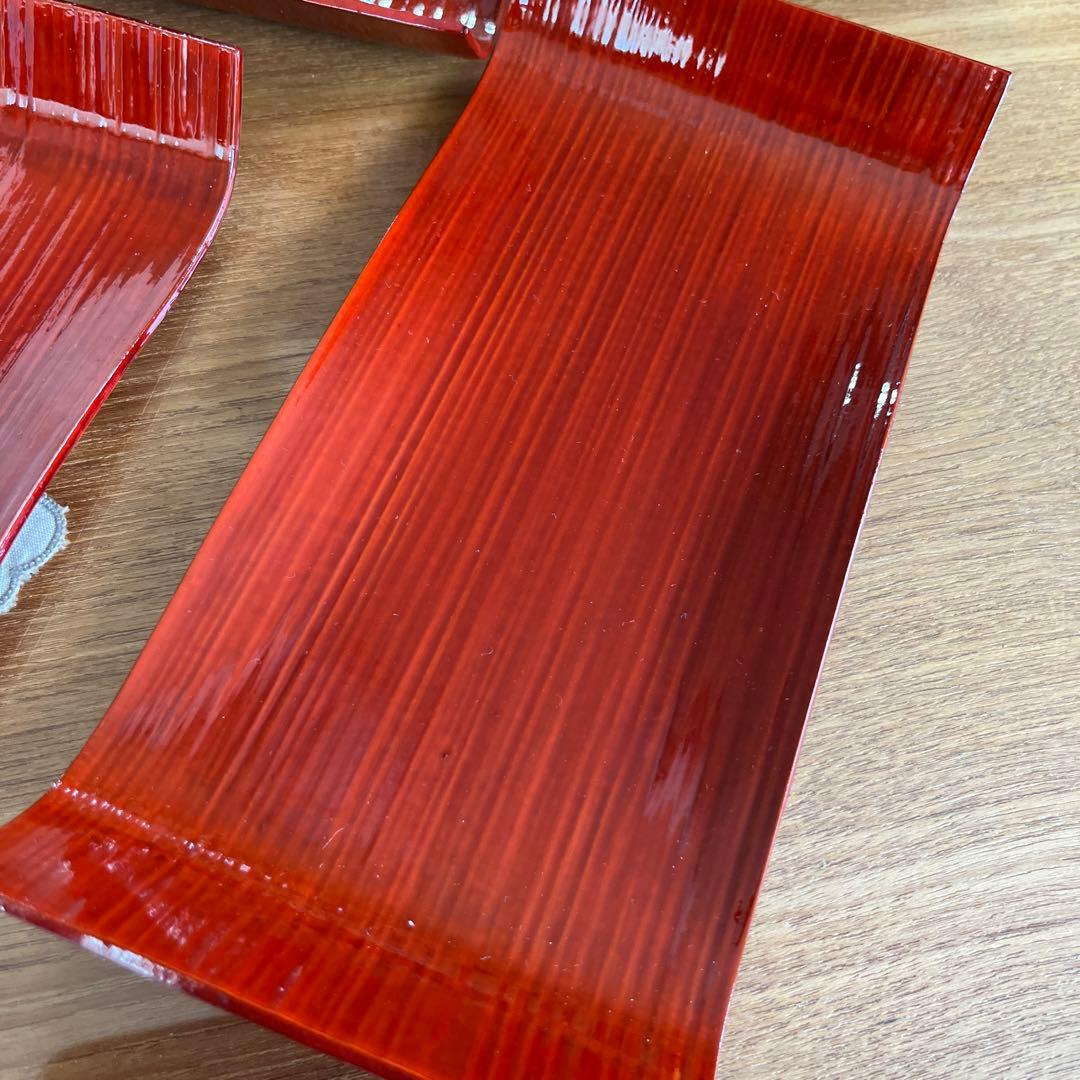 此君亭工房 竹製品　和風菓子皿　おしぼり置き　4枚