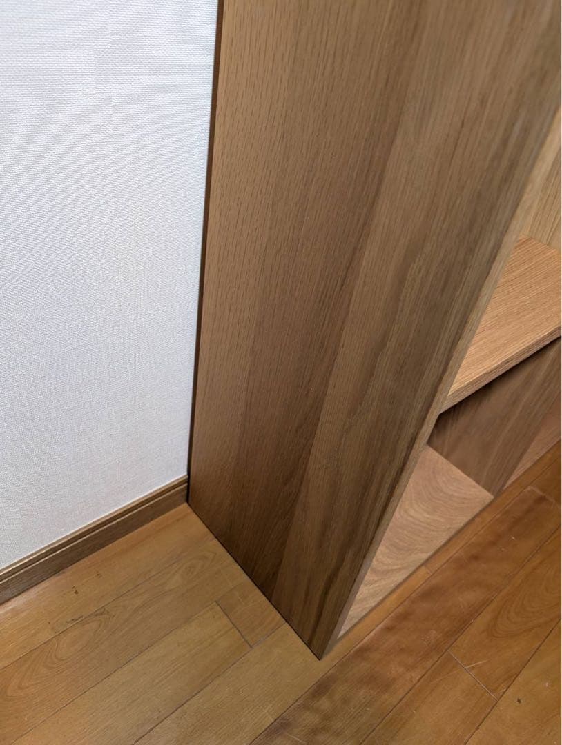 ■送料込■無印良品 スタッキングシェルフ オーク材 木製棚 家具 収納