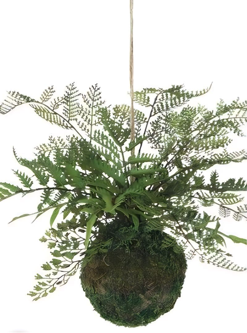 光触媒　人工観葉植物　フェイクグリーン　ミックスファンモスボール