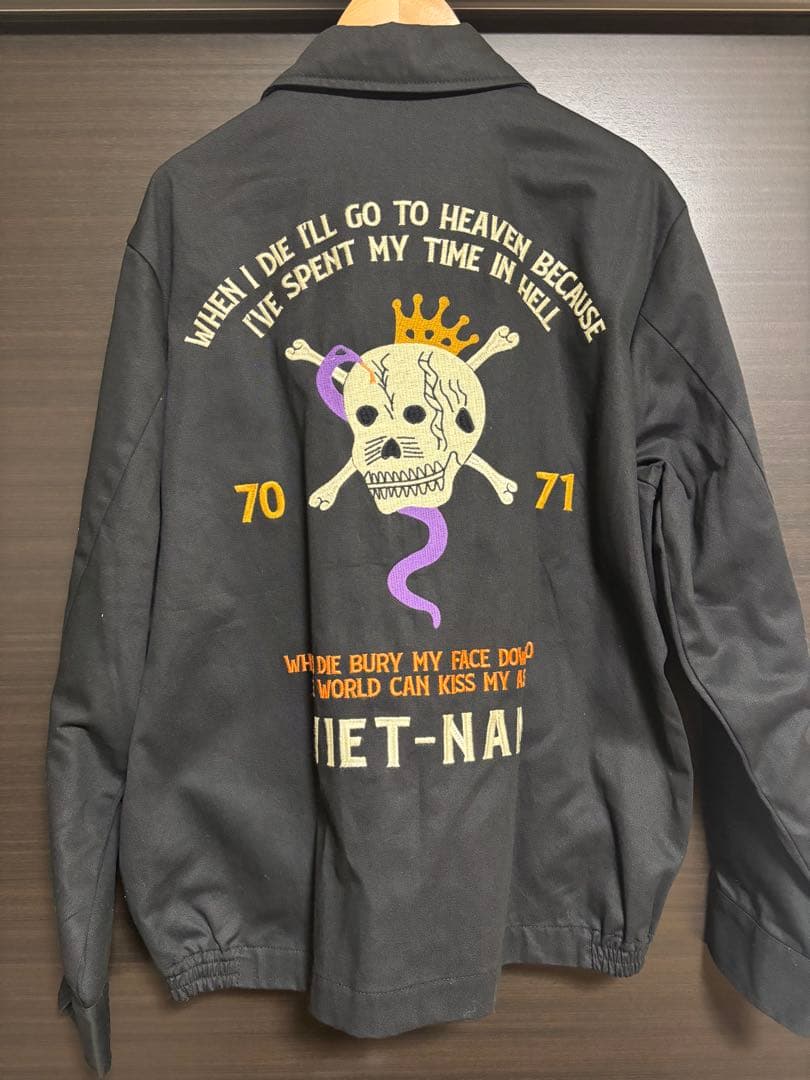 HOUSTON ブラック スカジャン