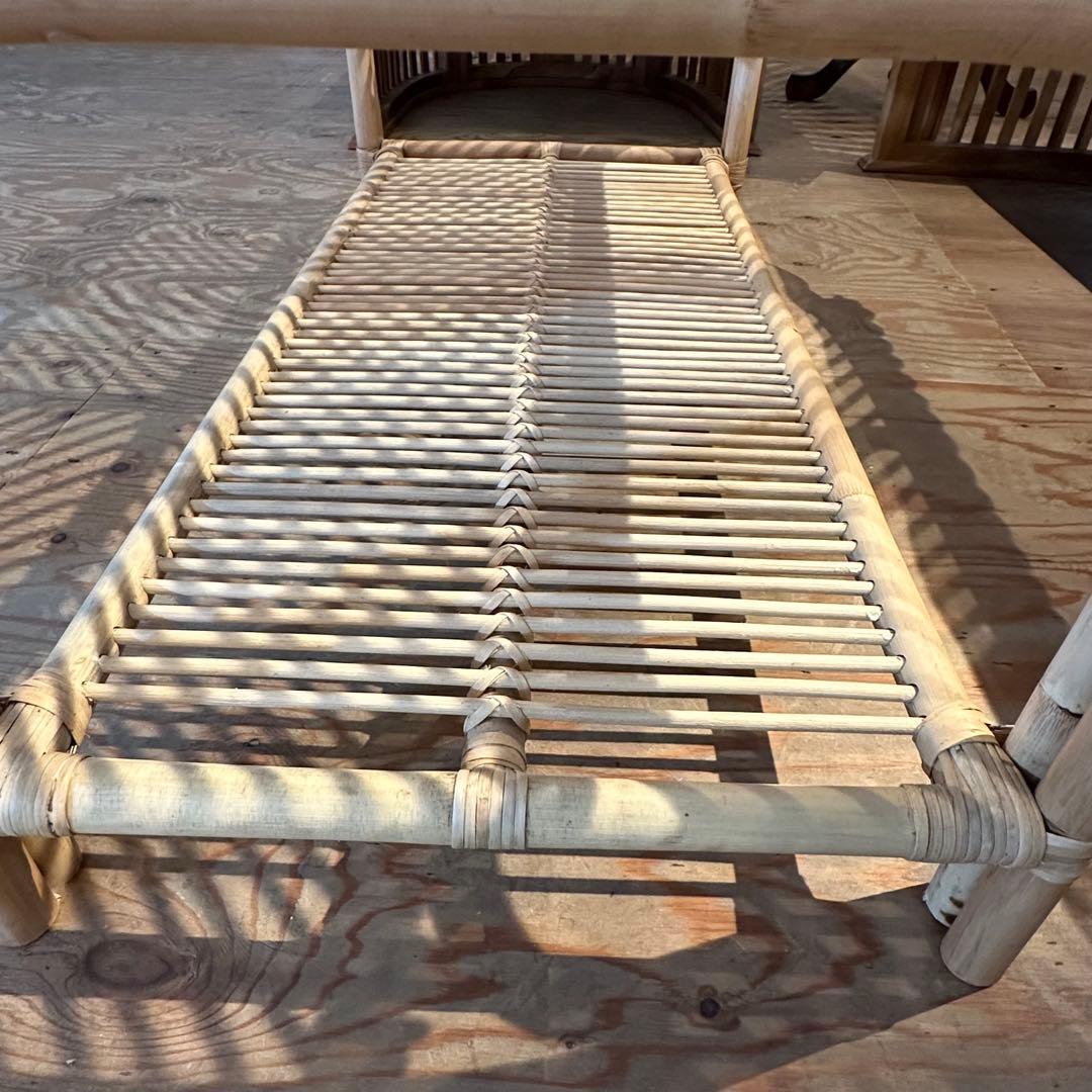 【訳ありバリ島ラタン製センターテーブル 50×100×h44cm通常66,000