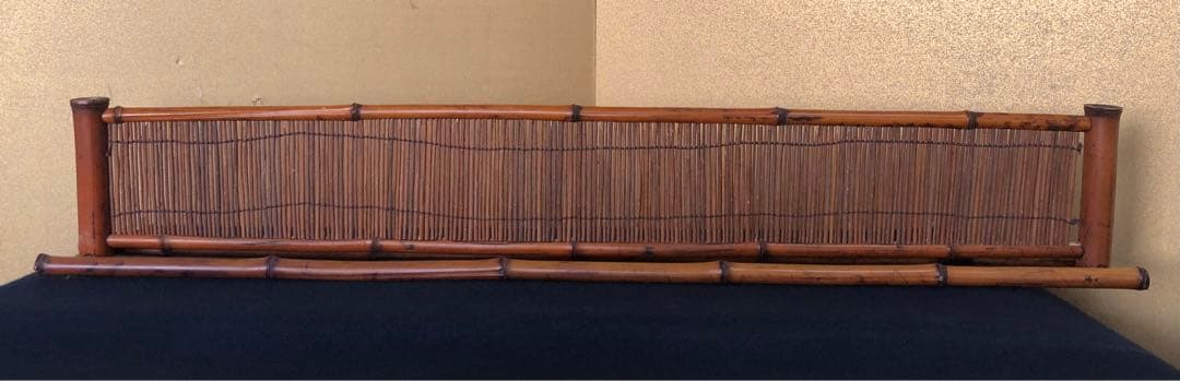 割引❗️《R》茶道具 煎茶 煤竹結界 衝立 炉屏 竹峰作　 1f