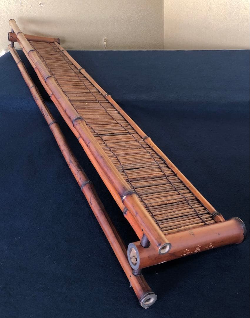 割引❗️《R》茶道具 煎茶 煤竹結界 衝立 炉屏 竹峰作　 1f