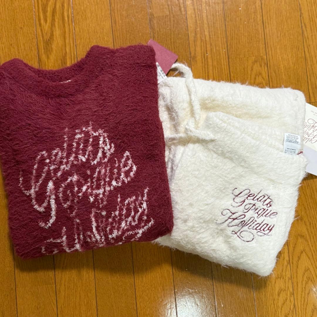 ジェラートピケ　ホリデーセットアップパジャマ