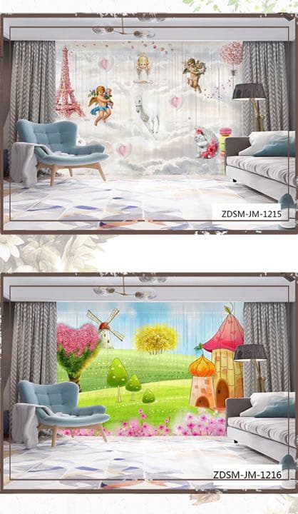 ことも部屋カーテン　自分が好きな写真をオーナーできます、