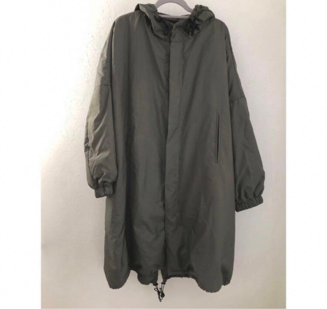 本日限定値下げmizuiroind ミズイロインド　フードダウンコート　カーキ