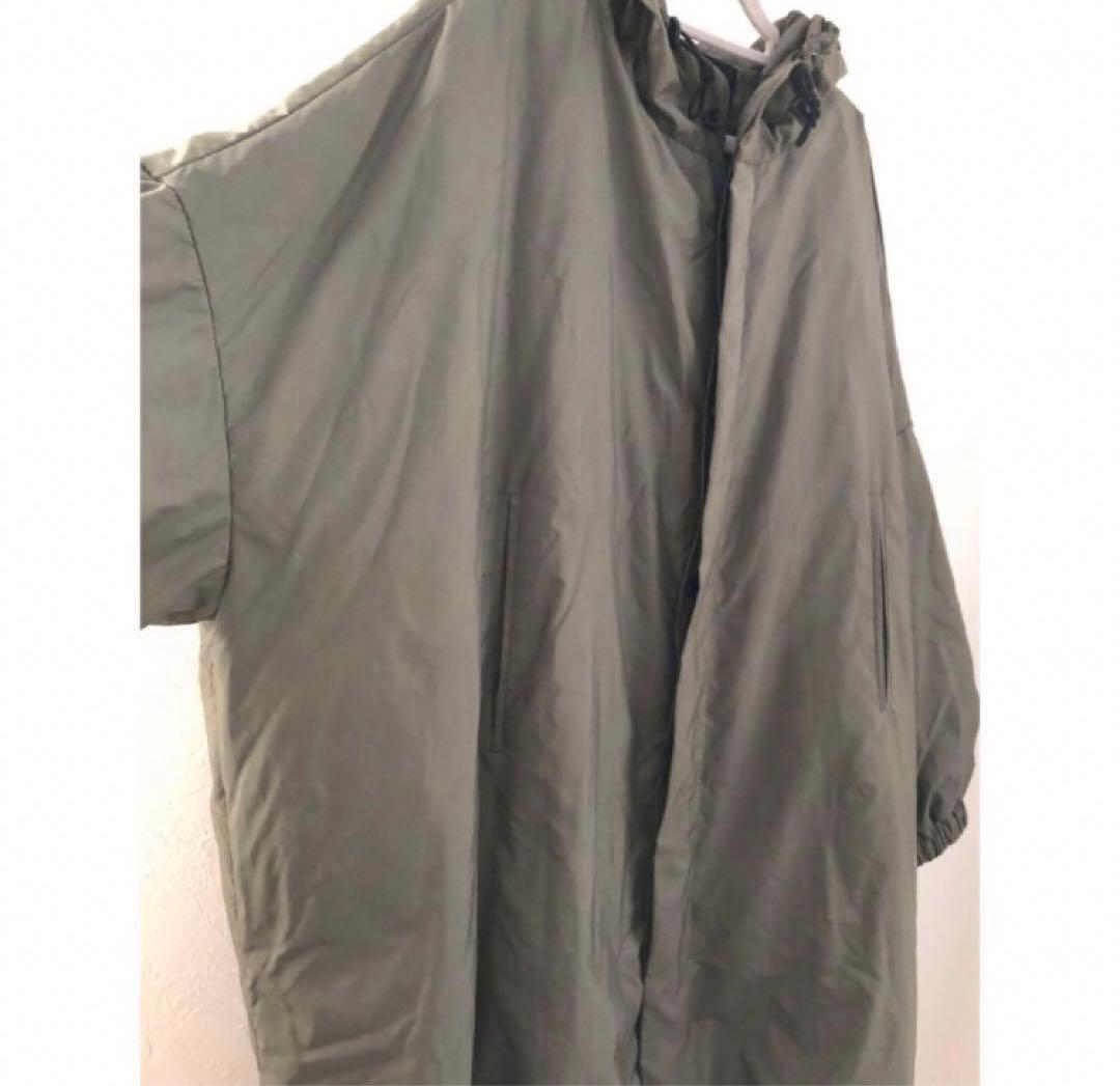 本日限定値下げmizuiroind ミズイロインド　フードダウンコート　カーキ