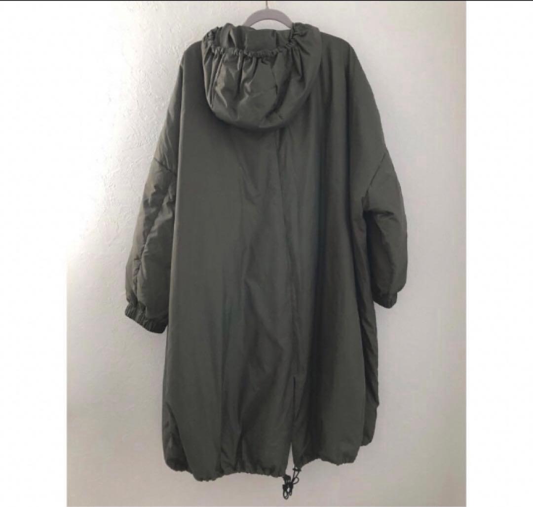 本日限定値下げmizuiroind ミズイロインド　フードダウンコート　カーキ