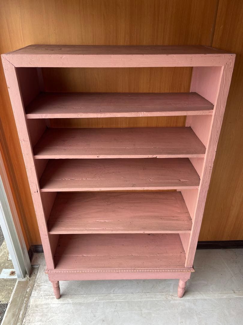 オープンシェルフ フレンチ カントリー ブロカント ブックシェルフ シャビー 棚