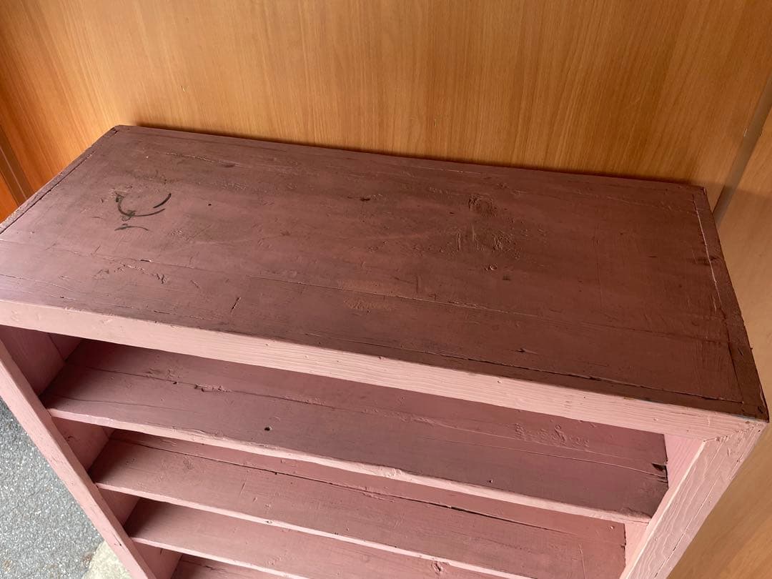 オープンシェルフ フレンチ カントリー ブロカント ブックシェルフ シャビー 棚