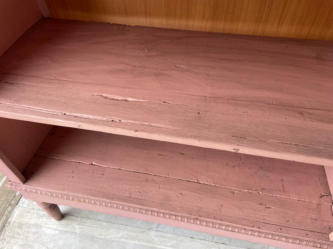 オープンシェルフ フレンチ カントリー ブロカント ブックシェルフ シャビー 棚