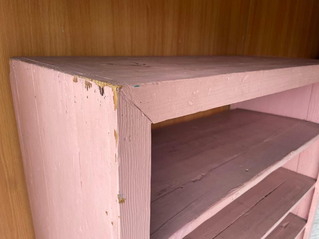 オープンシェルフ フレンチ カントリー ブロカント ブックシェルフ シャビー 棚