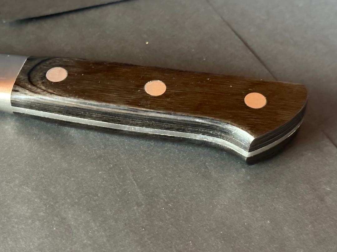 藤次郎作 料理庖丁 スウエーデン鋼 DP口金付 牛刀330mm F-812