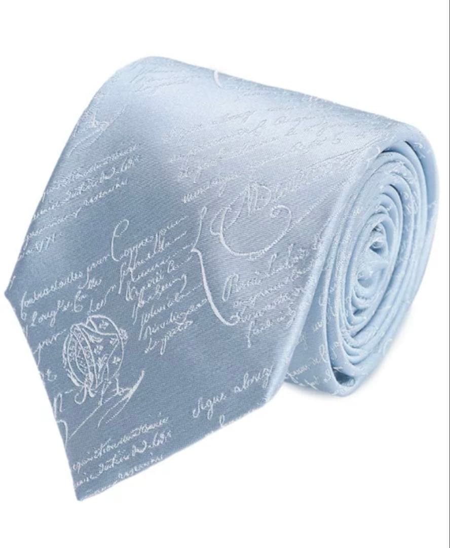 最終値下げ 美品 BERLUTI ベルルッティ スクリットタイ ネクタイ