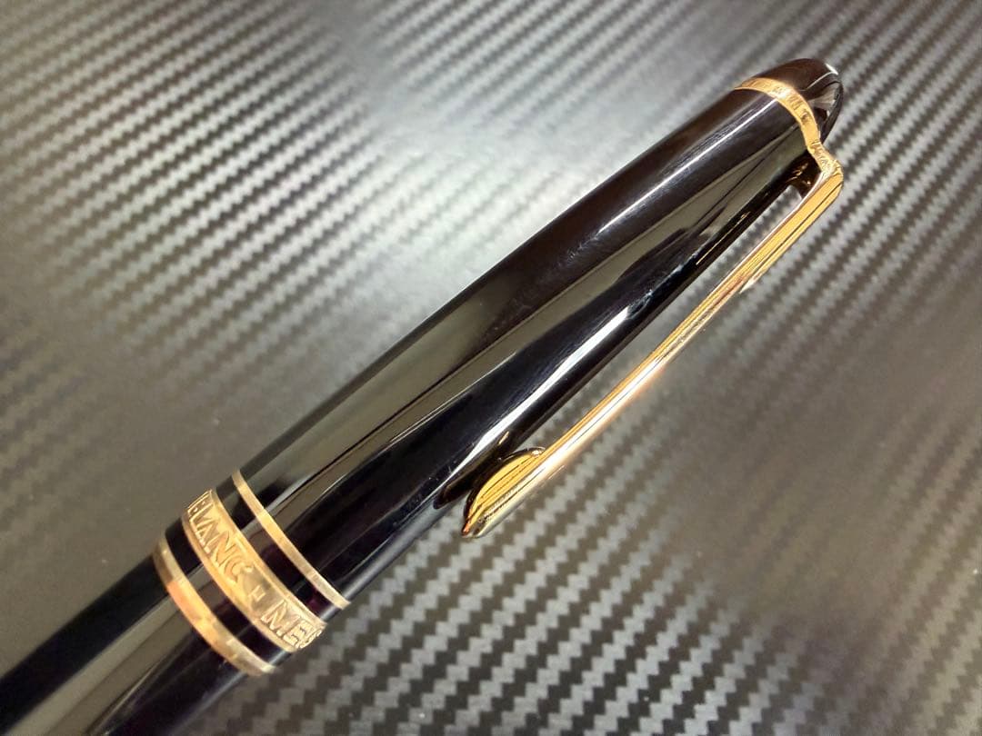 美品 モンブラン マイスターシュテュック 144 ブラック 中白 M 万年筆