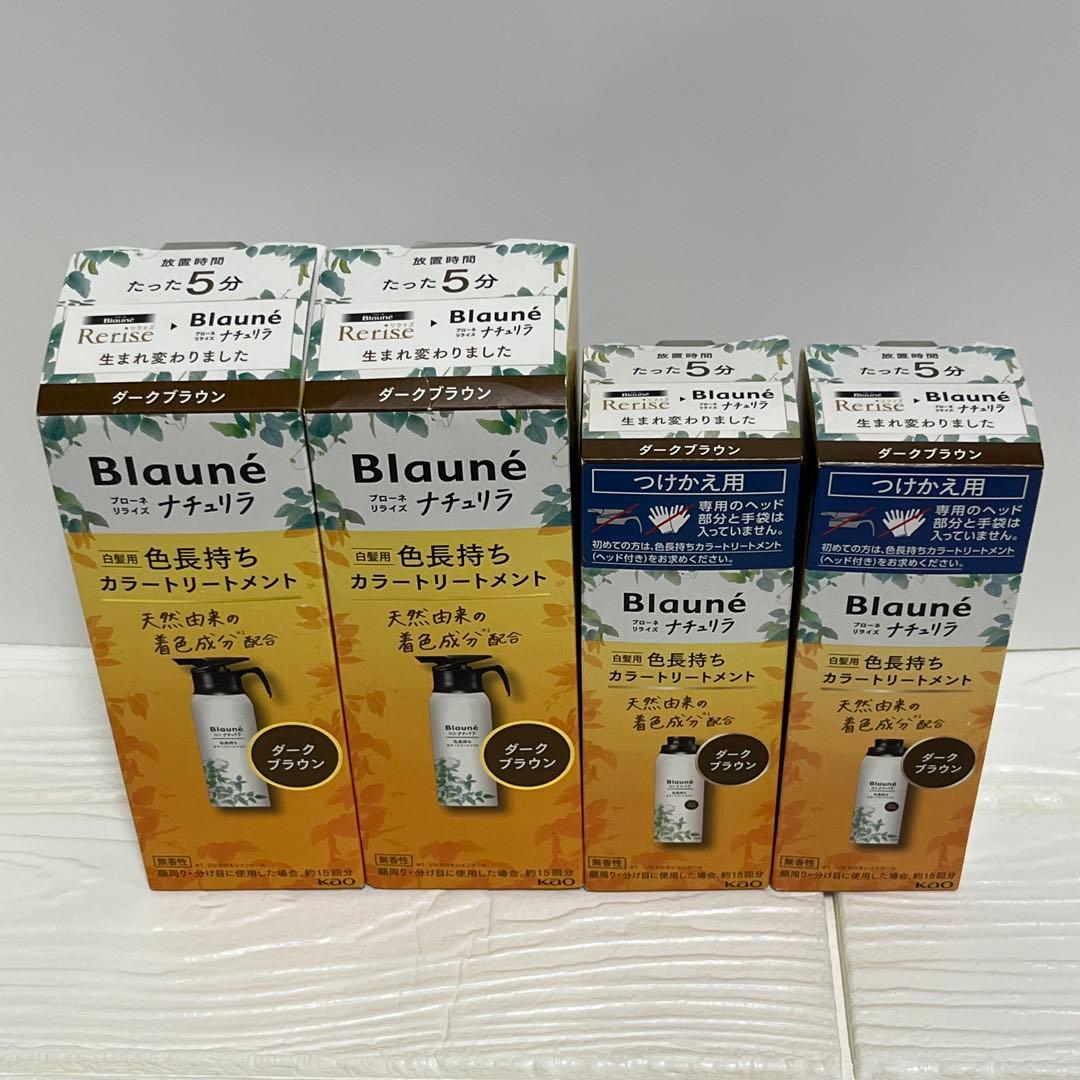 ブローネ　リライズ　ナチュリラ　白髪用カラートリートメント　ダークブラウン