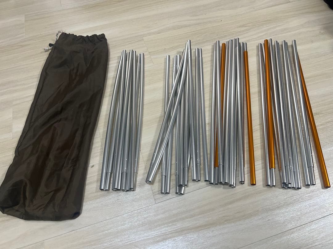 売れなかったら処分  peak ドーム型テントMサイズ ポールのみ