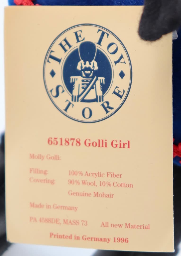 Steiff,THE TOY STOREオリジナルGolli Girl 22cm