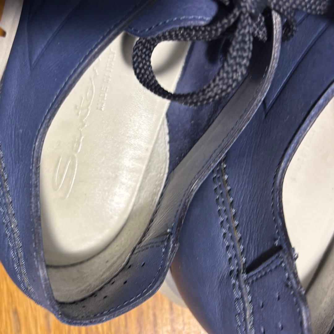 Santoni サントーニ　上質レザースニーカー