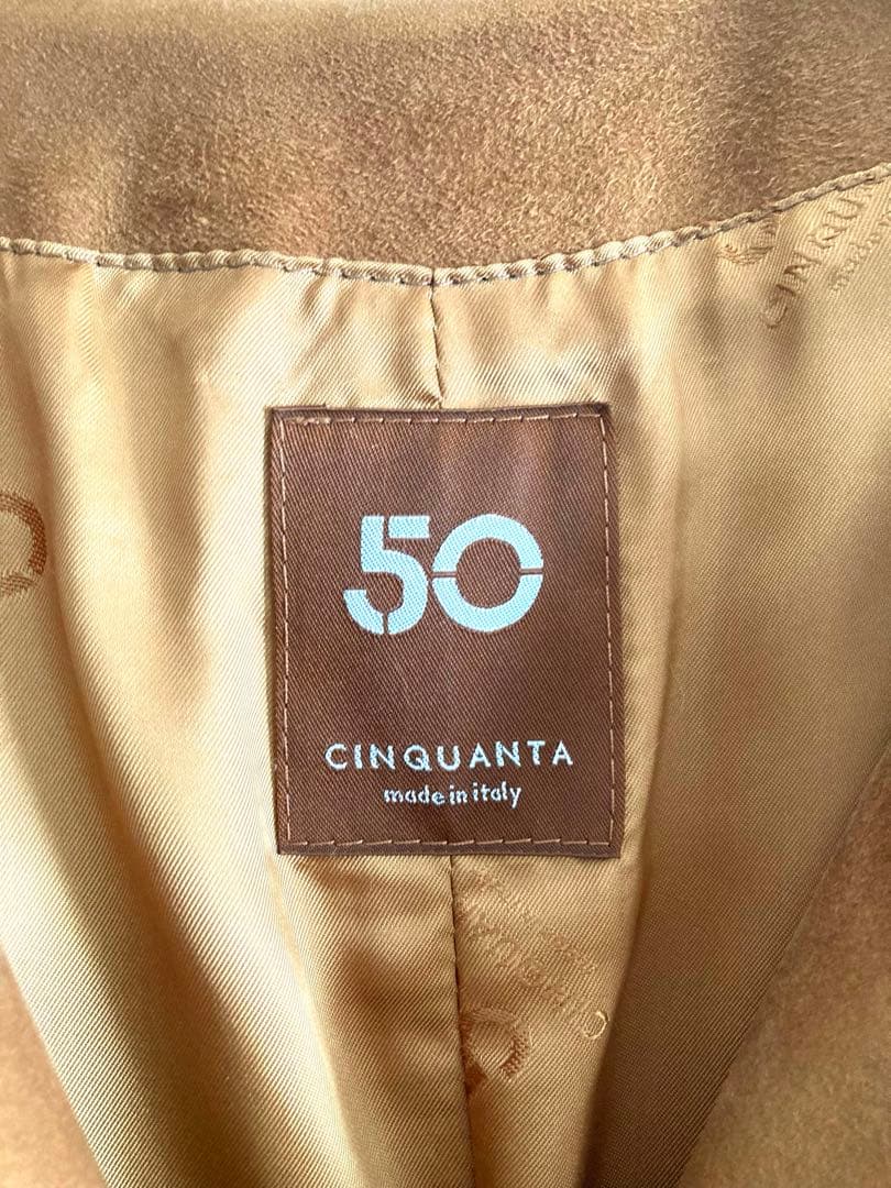 チンクアンタ　スエードライダースジャケット