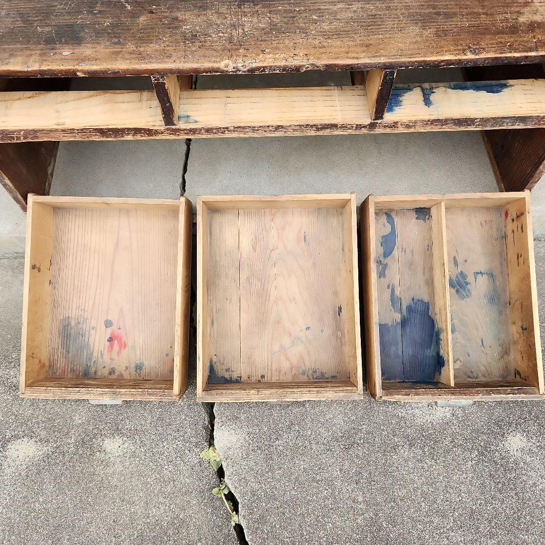 机　学習机　当時物　収納机　寺子屋　昭和レトロ　アンティーク