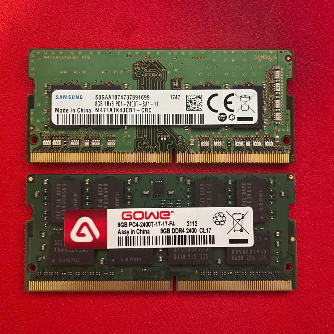 t*z様 8GB×2 DDR4 ノート用 メモリーセット
