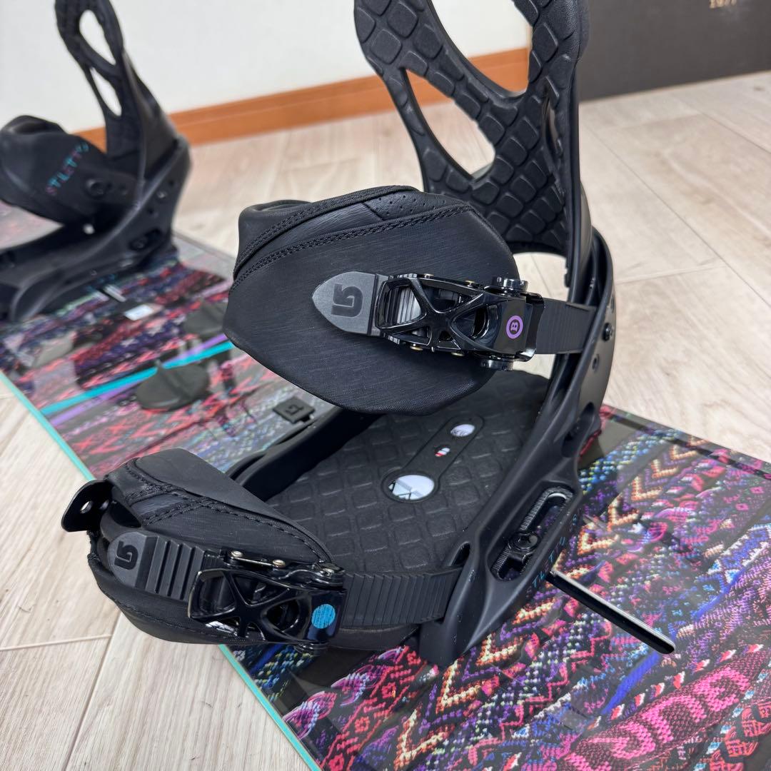 専用BURTON FEATHER 144cm スノーボードセット　レディース