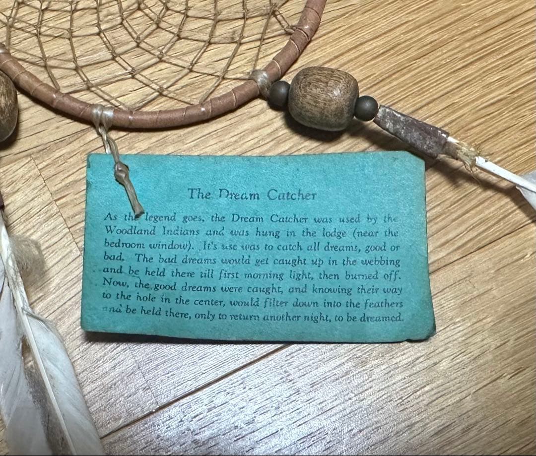 ネイティブアメリカン作☆ドリームキャッチャー