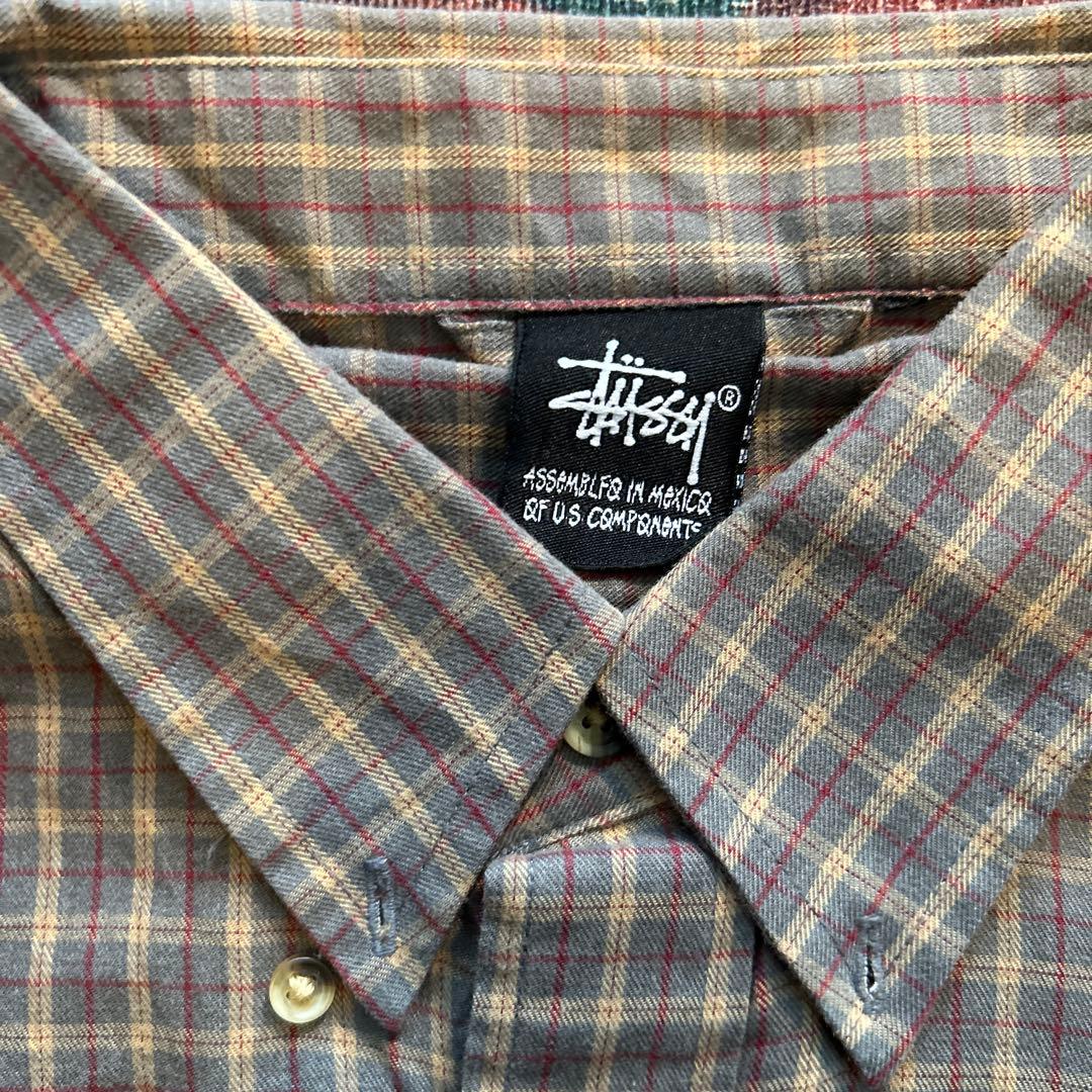 Stussy チェック柄 長袖シャツ