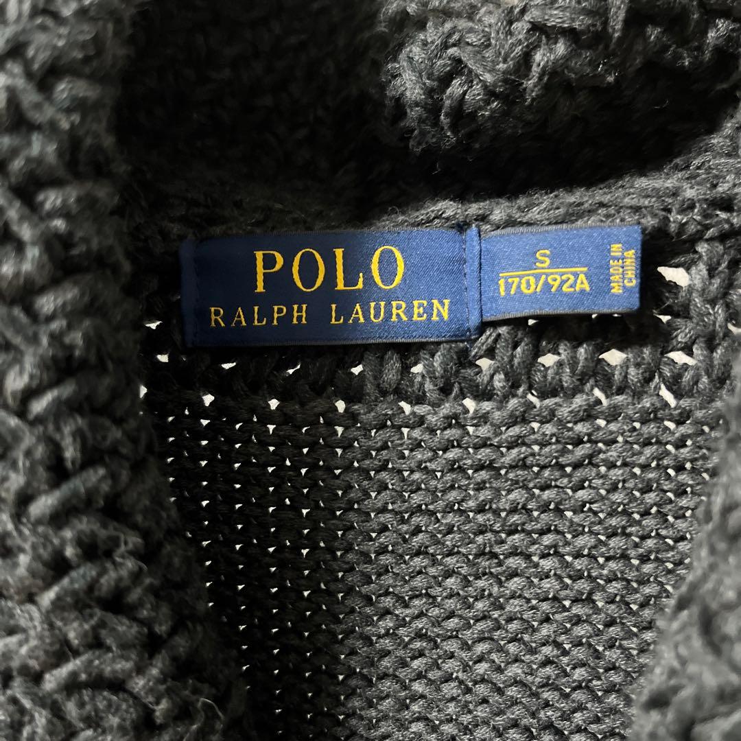 Polo Ralph Lauren カーディガン S ダークグレー 67刺繍